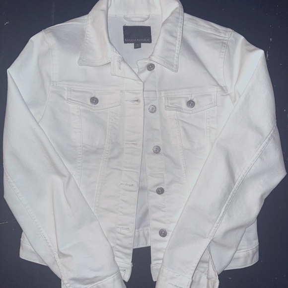 White Jean Jacket - Picture 2 of 4